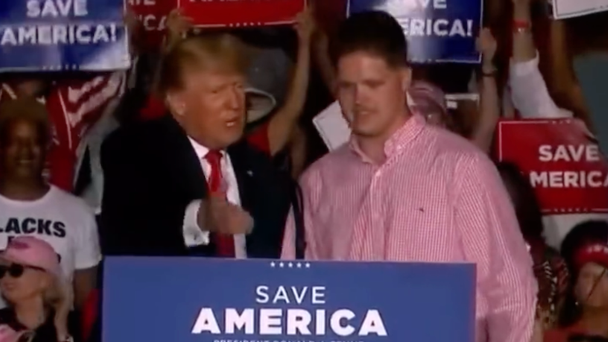 Marine lied at Trump rally about pulling baby over wall in Afghanistan: report