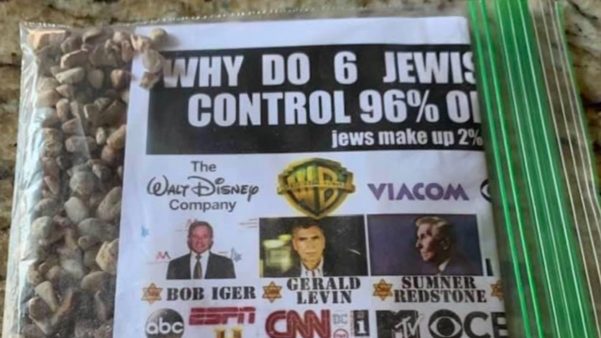 Anti-Semites target Texas Jews with letters in rock-filled bags: report