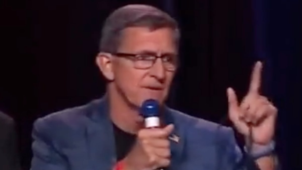 WATCH: 'Christo-fascist' Mike Flynn makes 'terrifying' and 'dangerous' call for ‘one religion’ in the U.S.