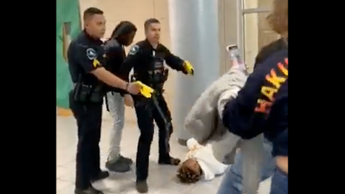 WATCH: Cops use Tasers and pepper spray on high-schoolers protesting a sexual assault