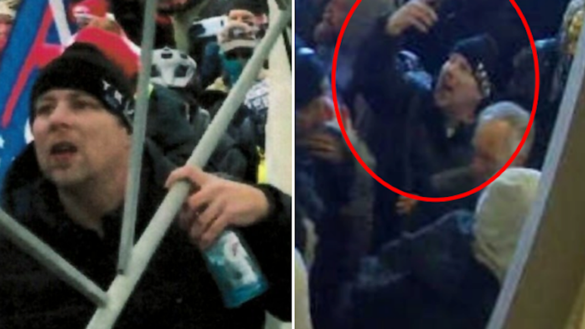 ‘Nazis, where are you?’ MAGA rioter arrested after ‘very creepy video’ showed him rifling through Capitol offices