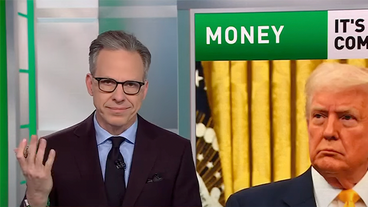'Completely not true': CNN's Jake Tapper is having none of what Trump's pushing