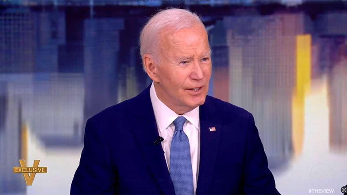 Biden tells The View that he 'takes responsibility' for Trump's election