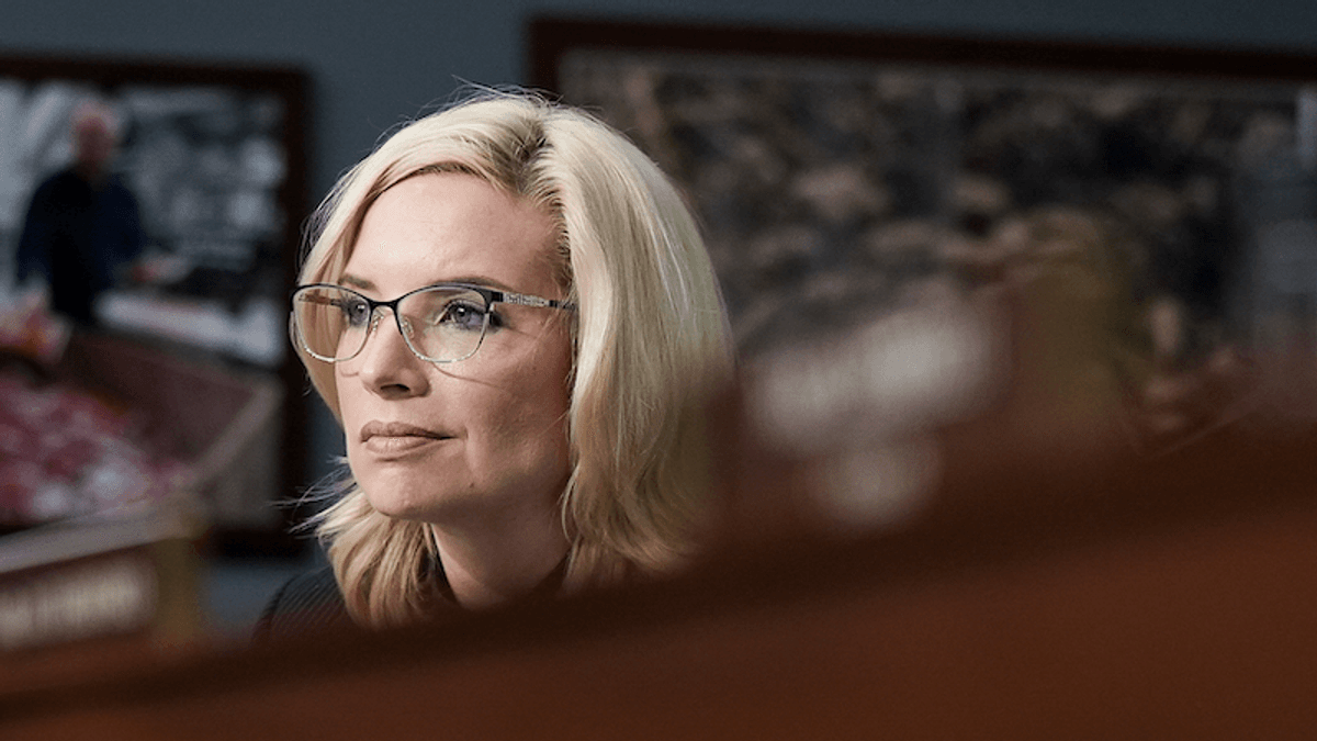 Republican's Senate run hits turbulence as husband's curious dealings draw watchdog's eye
