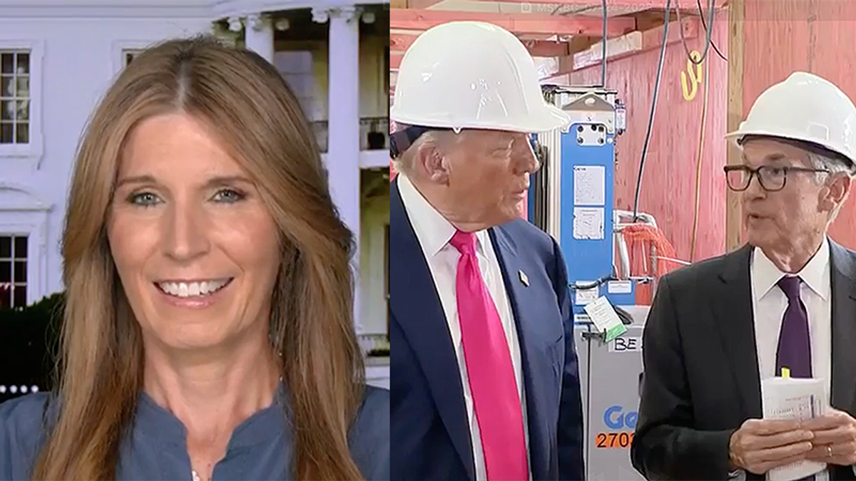 Nicolle Wallace in awe as Jerome Powell 'makes a fool out of Trump': 'I got flop sweat!'