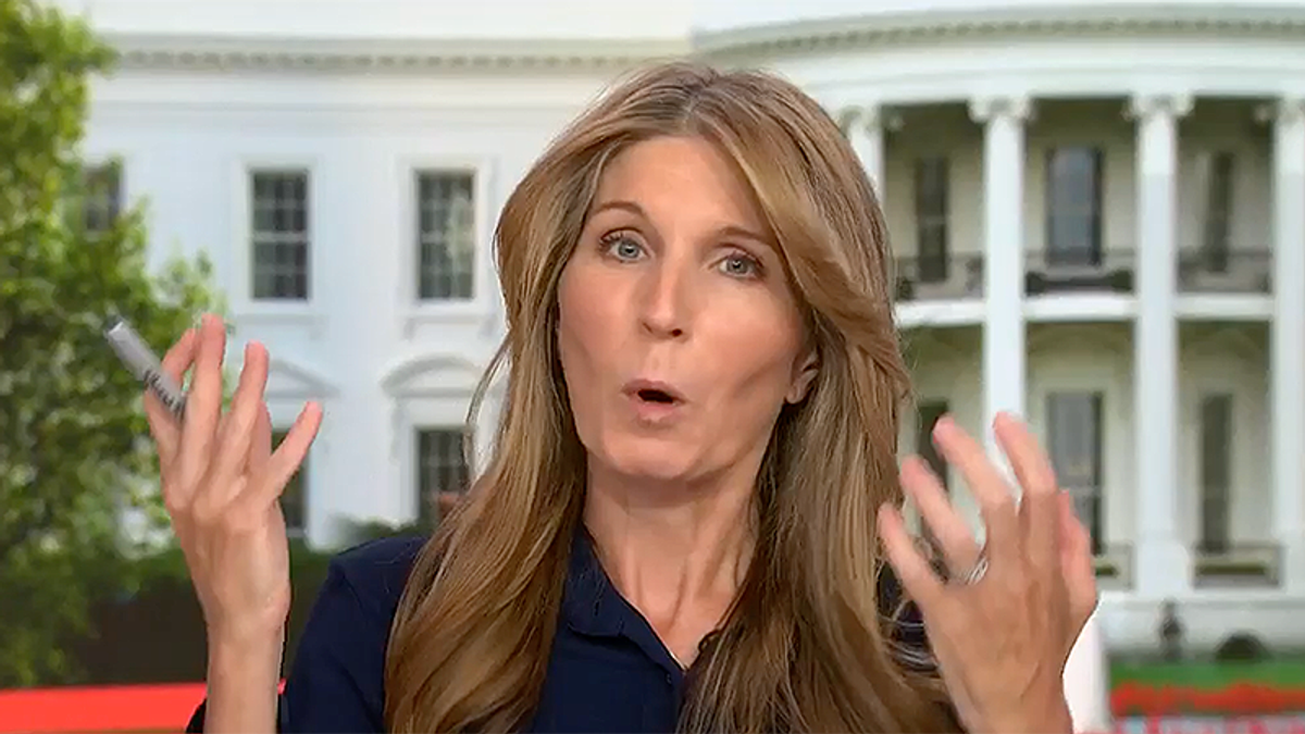 'Stop the car': MSNBC's Nicolle Wallace unleashes profanity on Trump's Chris Wray rant
