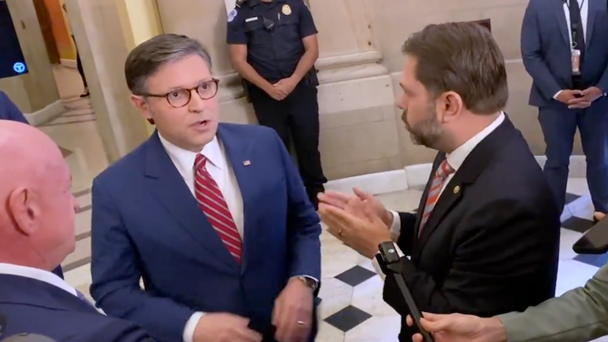 'Covering up for pedophiles': Dem lobs ugly accusation at Mike Johnson in public spat