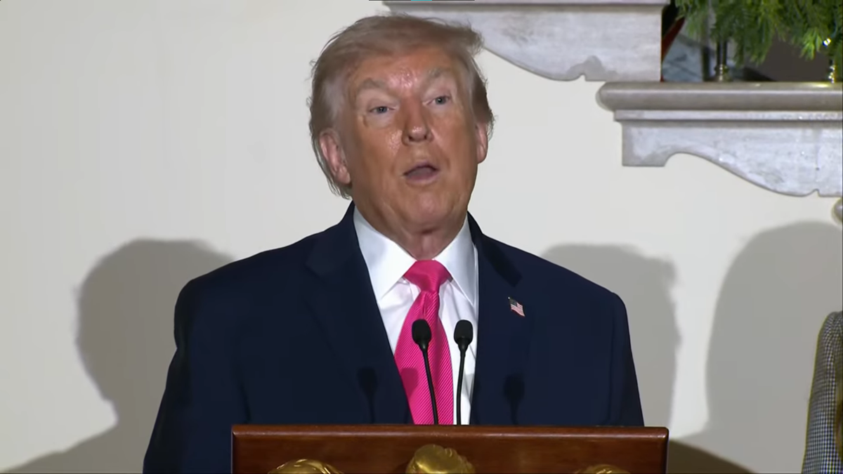 Trump self-censors to not 'get in trouble' after making false claim about active shooter