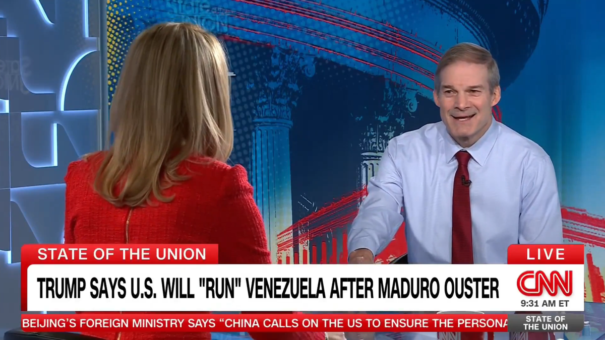 CNN host fact checks Jim Jordan live to his face: 'Fentanyl doesn’t come from Venezuela'