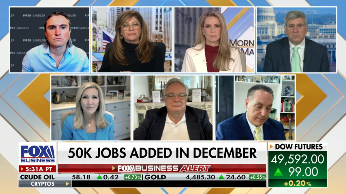 'I'm disappointed': Fox Business reacts live to Trump's 'weaker' new job numbers