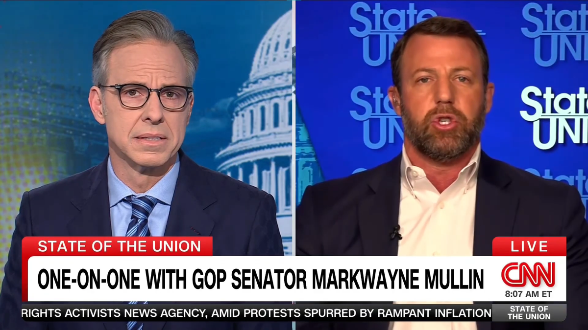 'You just now asserted!' Jake Tapper trips up MAGA lawmaker defending ICE killing