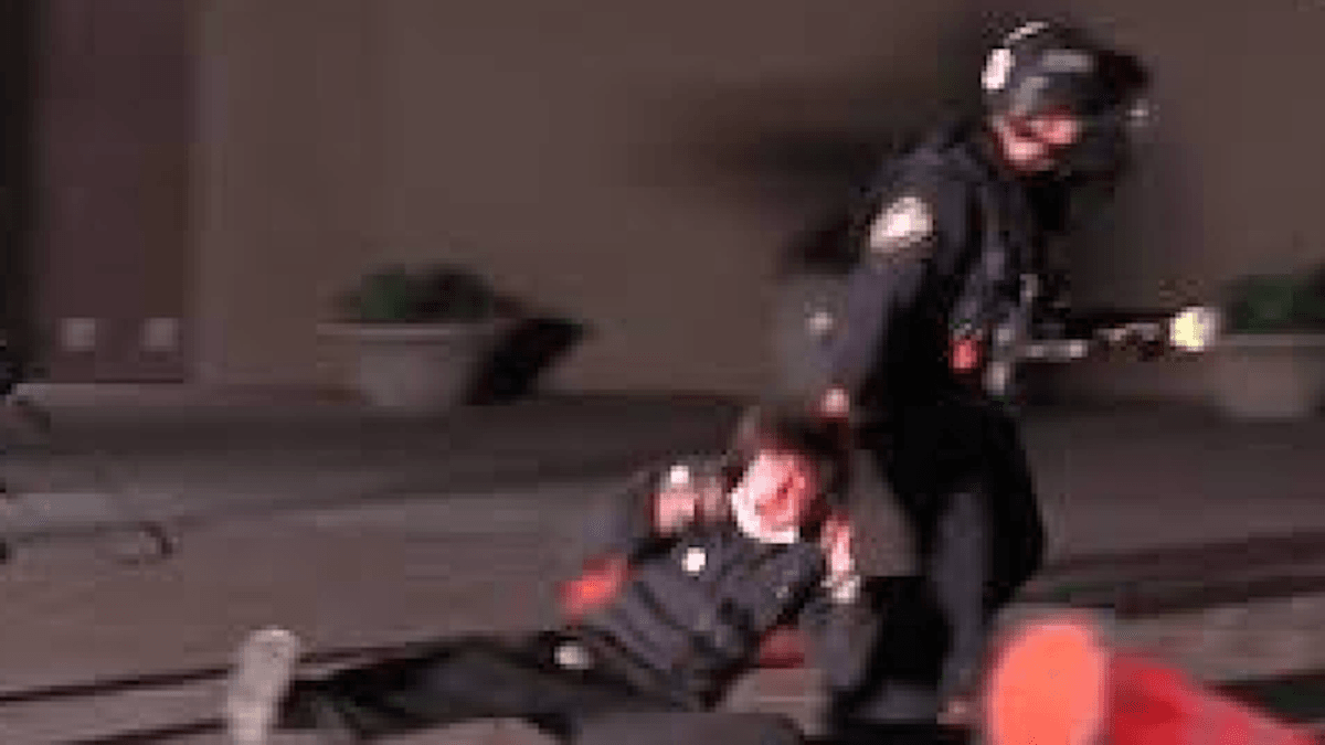 ICE protester permanently blinded after feds shoot him point blank with 'nonlethal weapon'