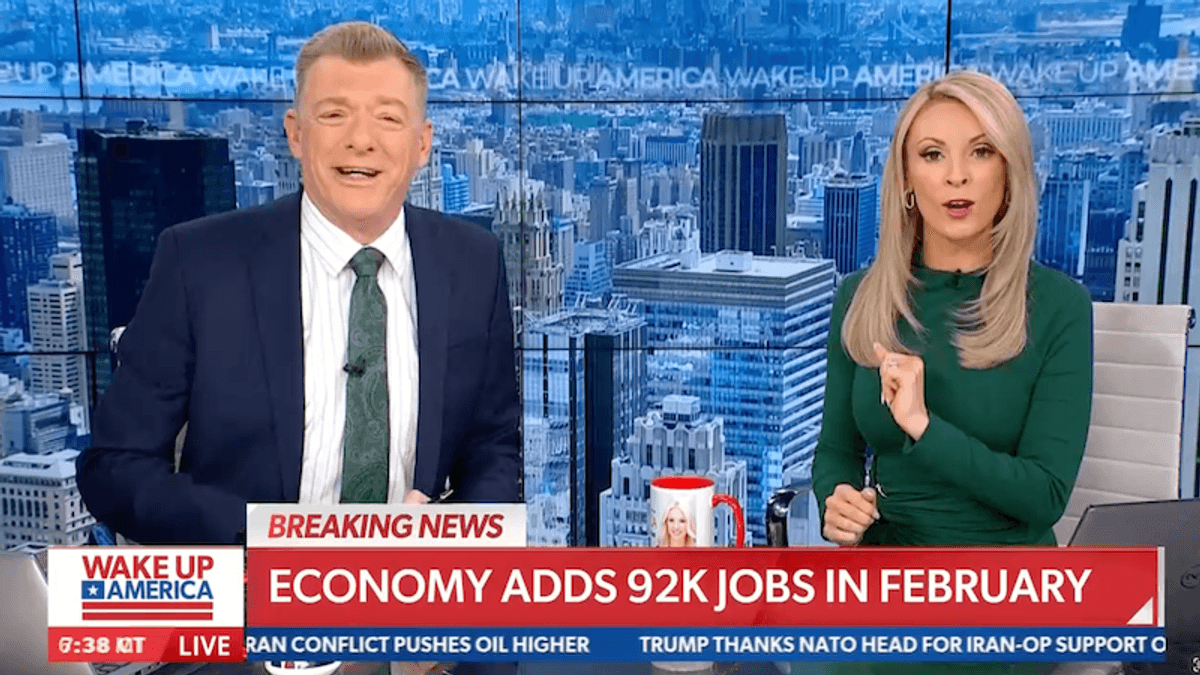 Pro-Trump network busted for misleading viewers about jobs report: 'Wrong in the script'