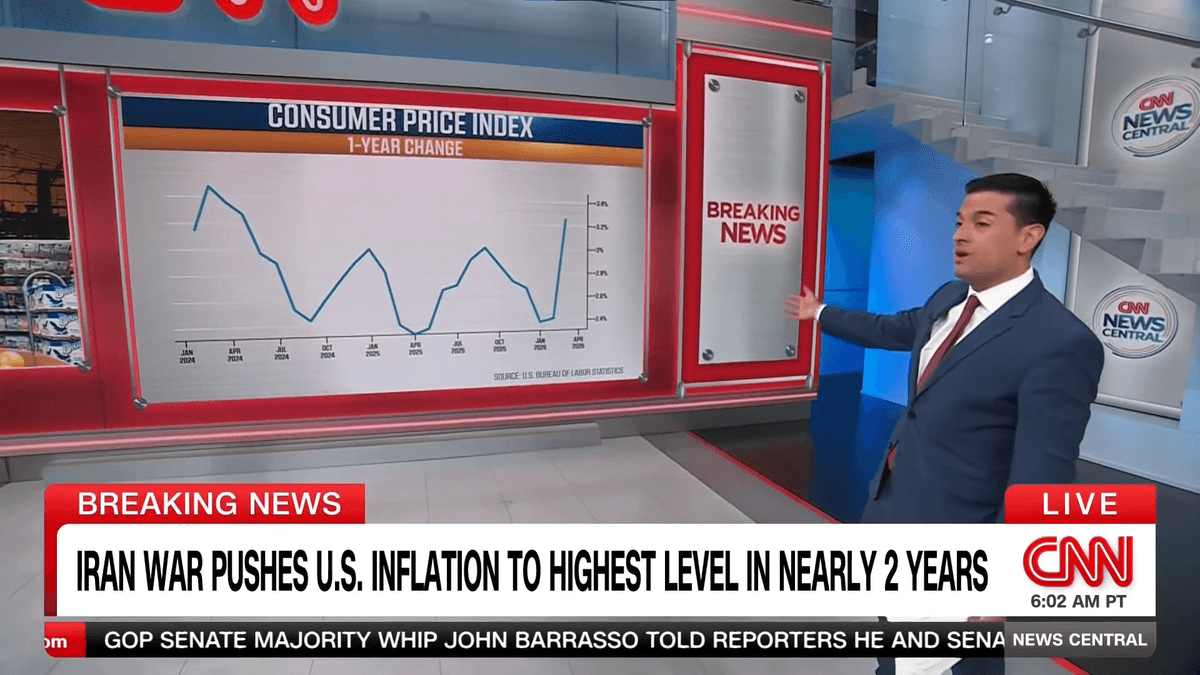 CNN delivers Trump 'tough news' as report shows largest gas price hike in six decades