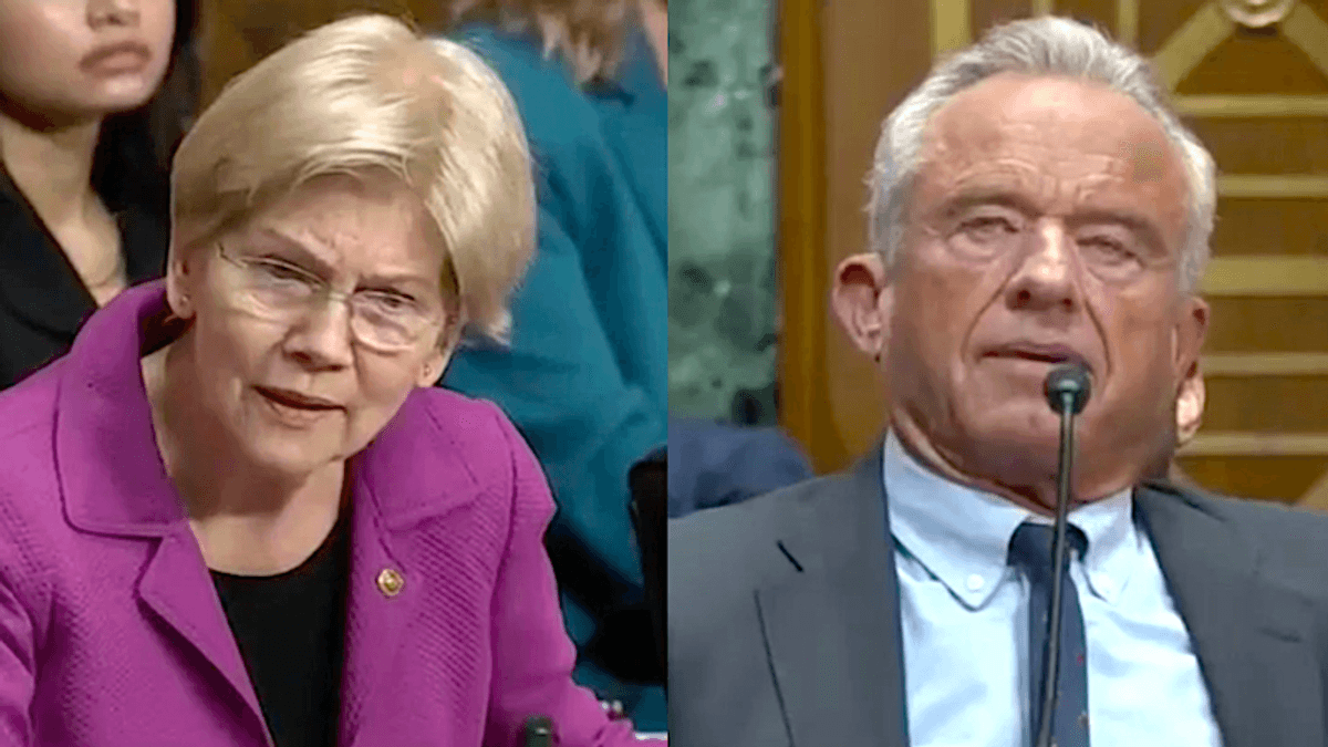 Elizabeth Warren and RFK Jr. engage in 'fiery exchange' over Trump's 'scam discounts'
