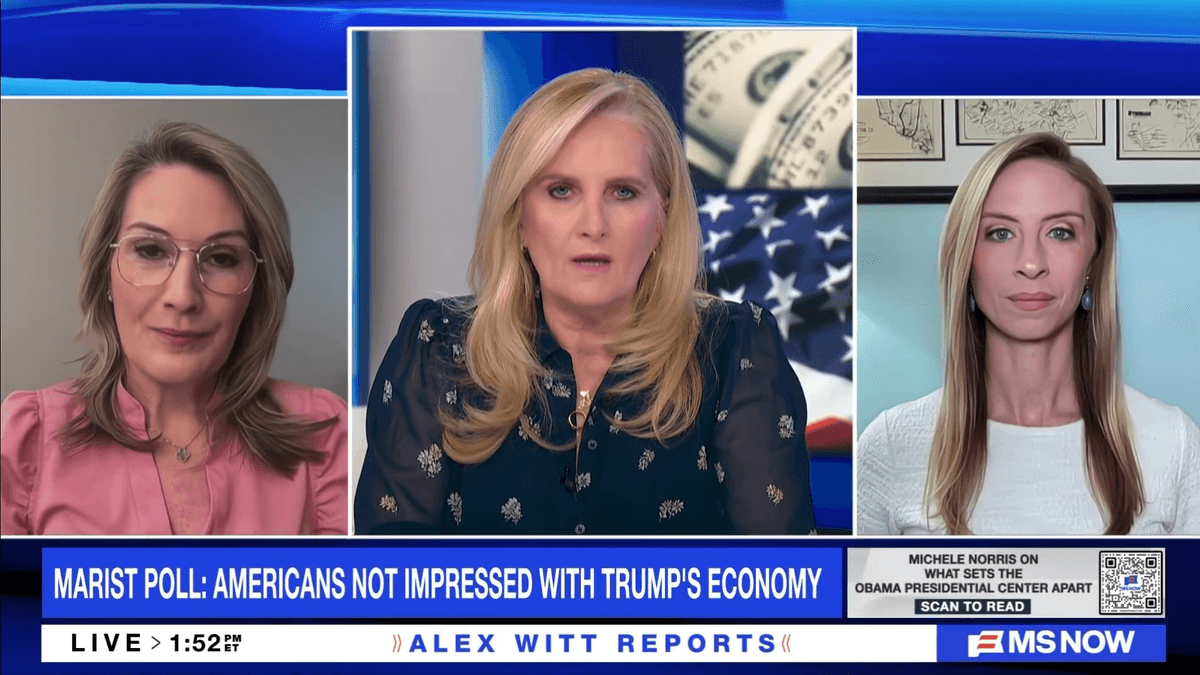 MS NOW astounded as Trump suffers ‘lowest rating ever’ in new poll