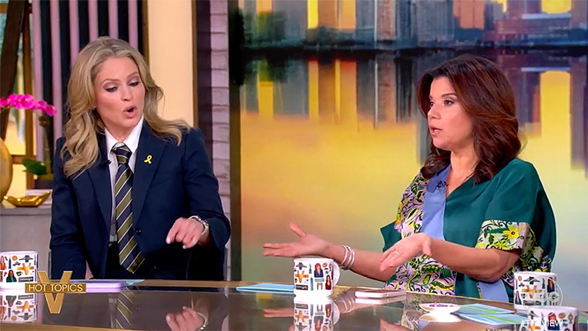 'Explain yourself!' The View devolves into shouting match over Chuck Schumer