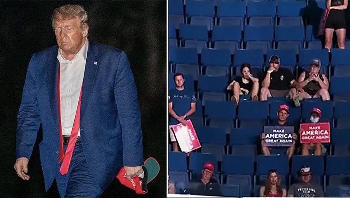 Trump's campaign stopped COVID testing Tulsa rally staff after news stories about infections made president 'livid'