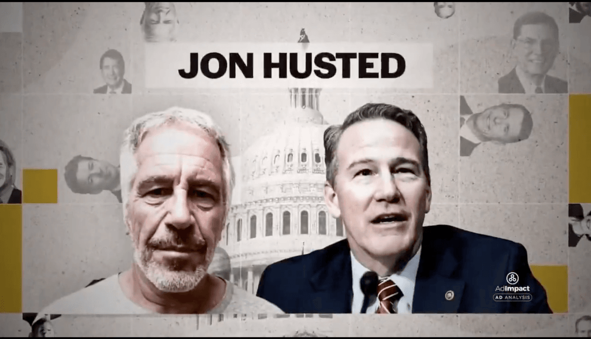 GOP senator hit with 'doozy of an ad' over Epstein donations