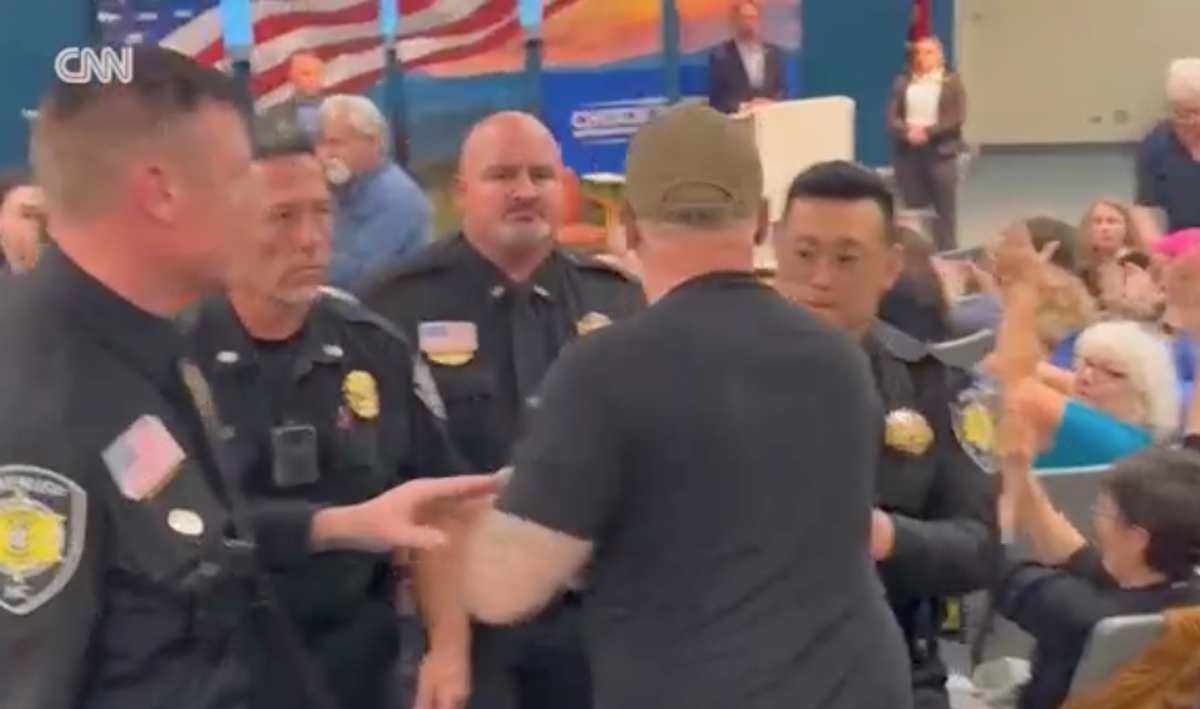 'Has been fun': GOP congressman reacts after 90-minute bombardment of fury from voters
