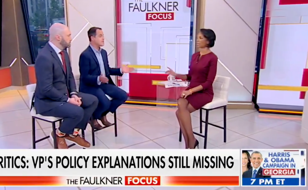 'Not going to go down that road': Fox's Harris Faulkner shuts down guest critical of Trump
