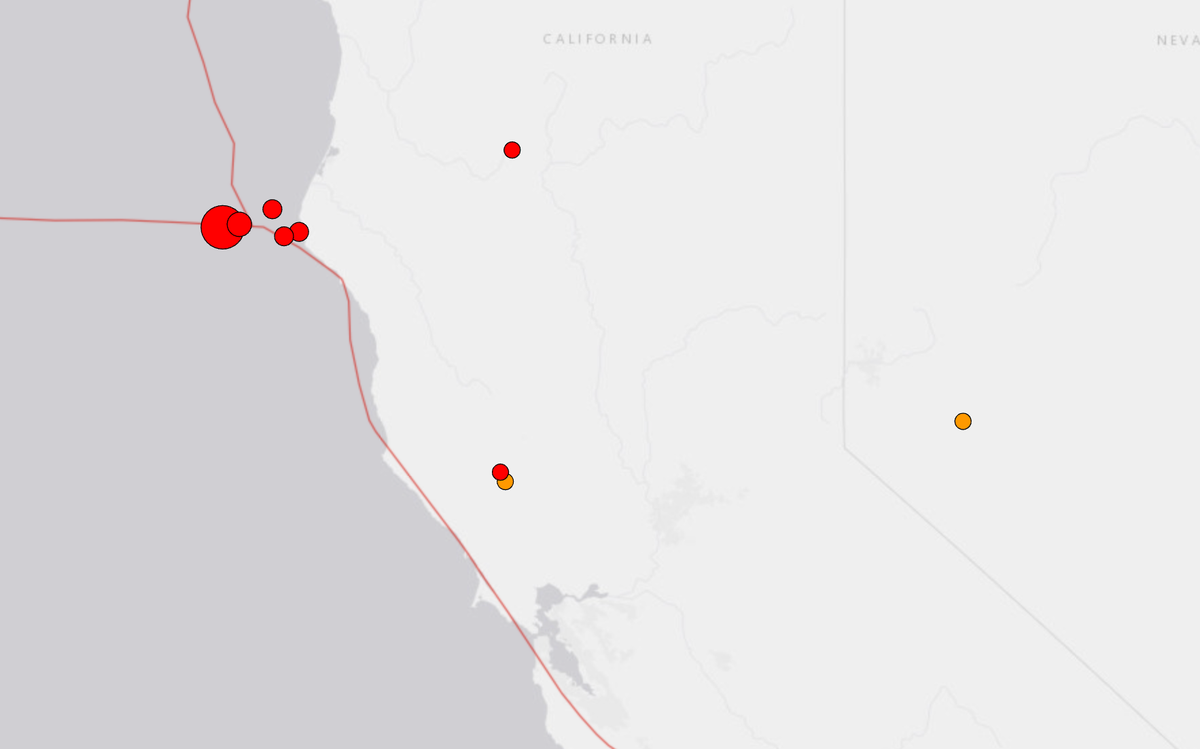 Tsunami warning issued to northern California after massive off-shore quake