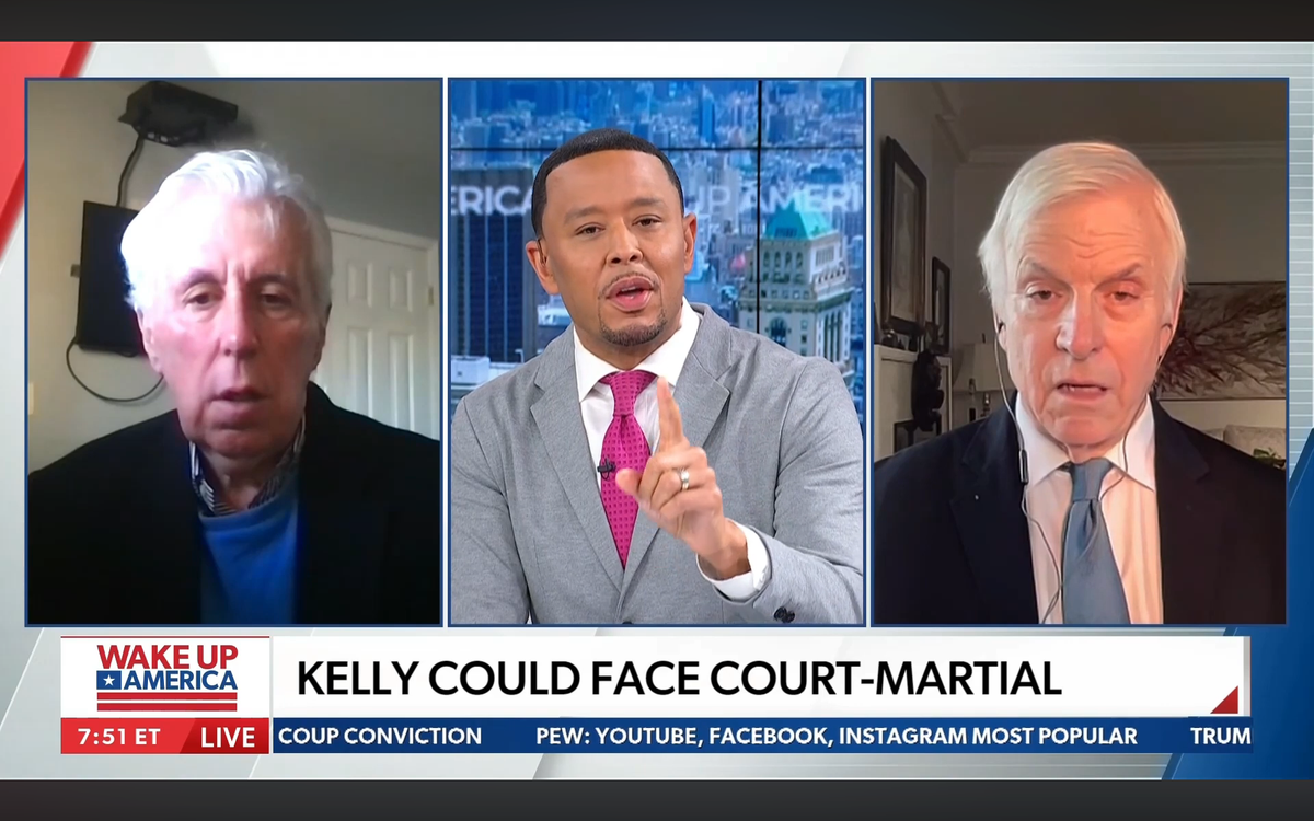 ‘Outrageous!’ Newsmax host flips after guest calls out Trump’s ‘touch of evil’