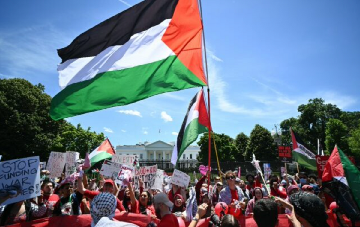 Gaza war protesters slam Biden in ‘red line’ rally at White House