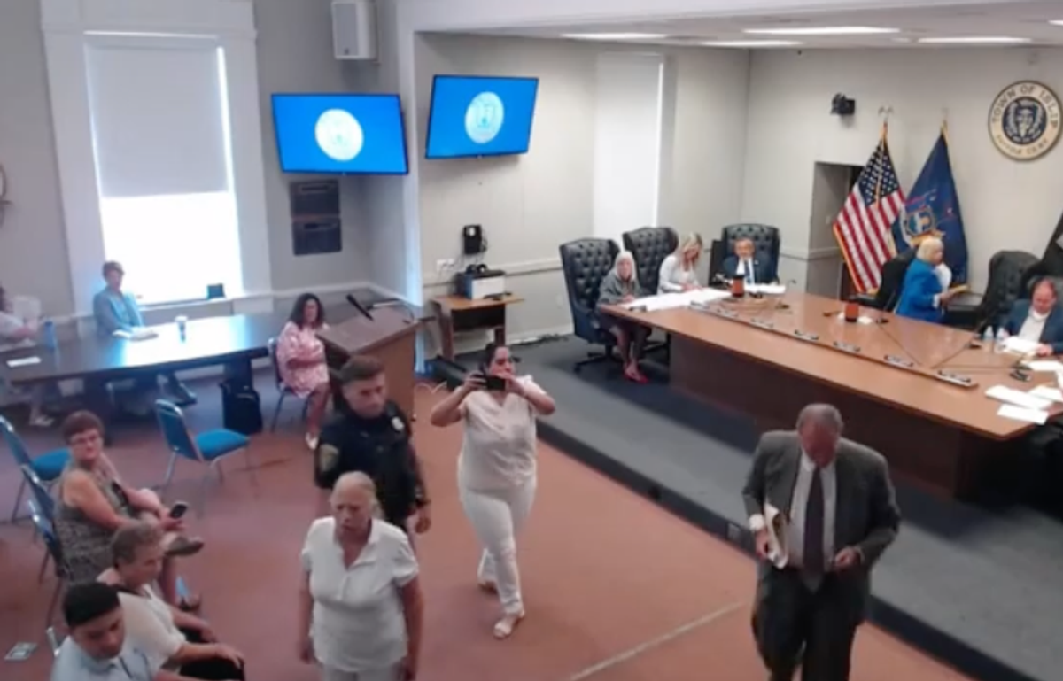 'You truly are so awful!' Town board meeting chaos as gun range offered for ICE training