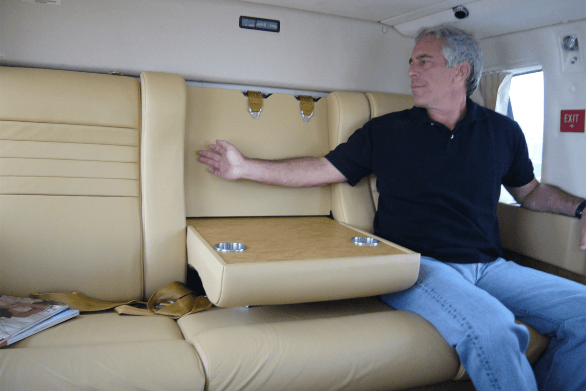 Epstein ‘recruiter’ sweats through shirt when pressed on ties to disgraced financier