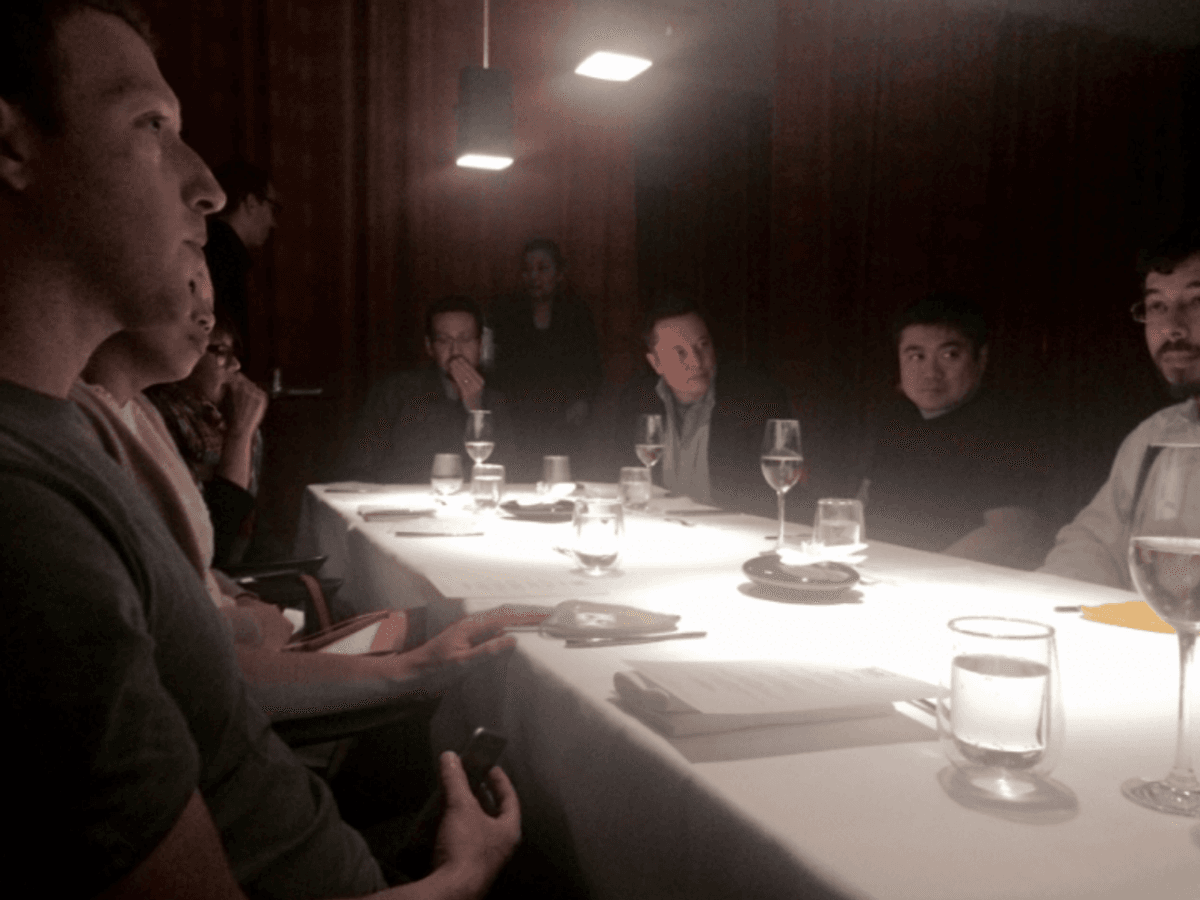 New photo appears to show ‘wild’ Epstein dinner with Mark Zuckerberg and Elon Musk