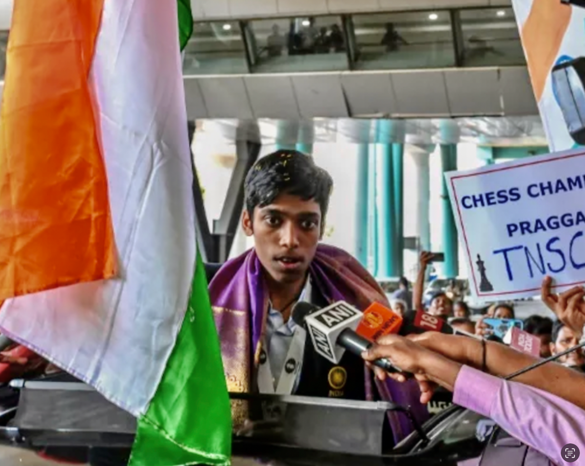 18-year-old Indian chess wizard Pragg given hero's welcome