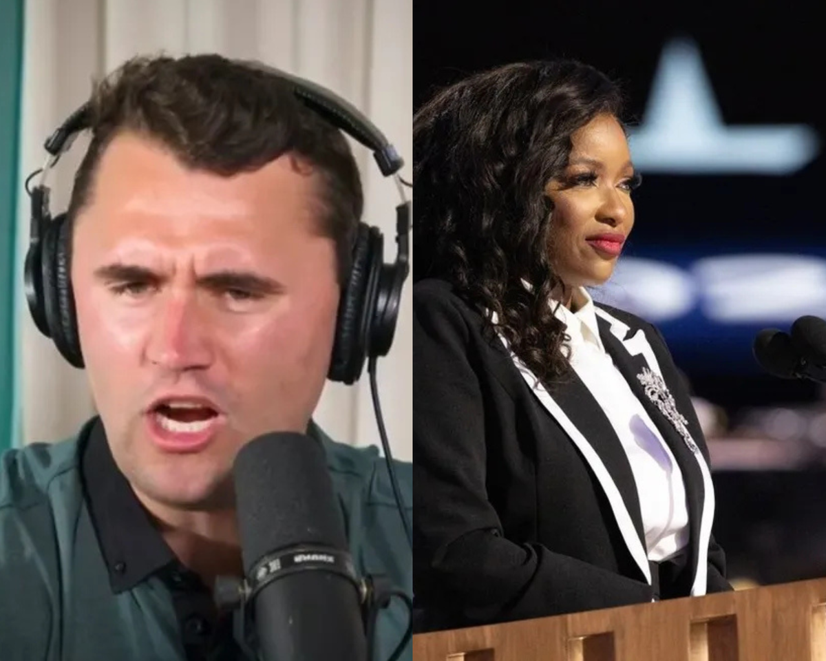 'Smug, terrible, nasty': Ranting Charlie Kirk accuses Jasmine Crockett of racist plot