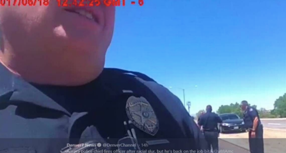 Colorado cop swiftly fired for using a racial slur -- then gets rehired less than a year later