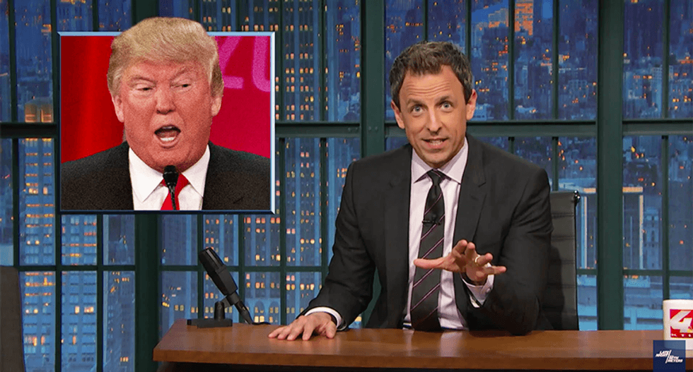 Seth Meyers shreds Trump for mistreating models: 'Law-and-order candidate or Law and Order SVU?'