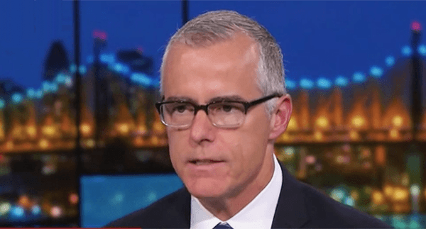 Andrew McCabe says he -- not Robert Mueller -- removed former FBI agent Peter Strzok from Russia probe