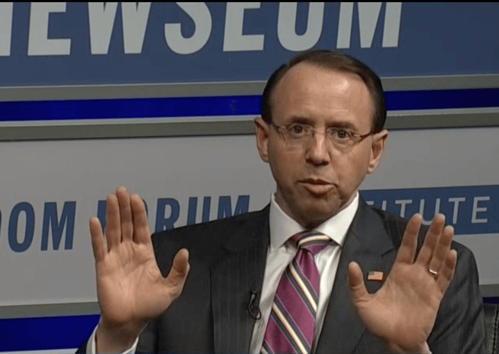Rosenstein reveals he is facing 'threats' both privately and publicly over the Mueller investigation