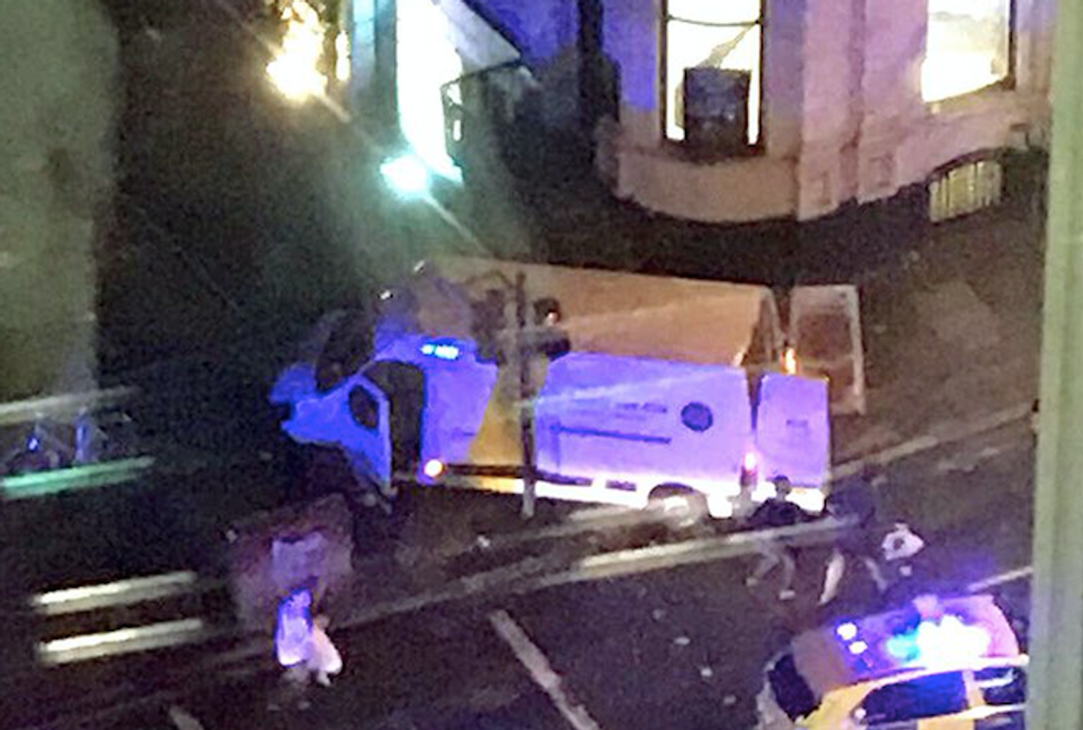 'Multiple casualties' reported in London stabbing and vehicle attacks