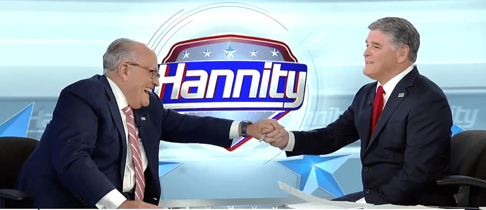 WATCH: Rudy Giuliani tells Fox News' Hannity that Trump personally repaid Cohen for Stormy Daniels payment