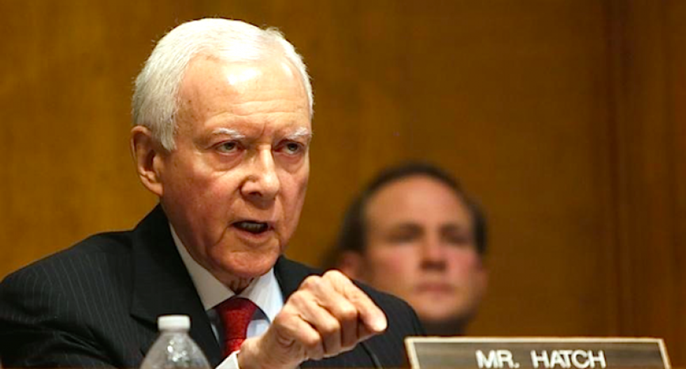 Orrin Hatch wants to tear down the wall of separation between church and state