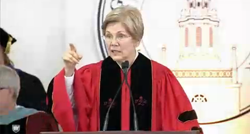Elizabeth Warren nails Trump in grad address with Taylor Swift line: 'Haters gonna hate, hate hate'