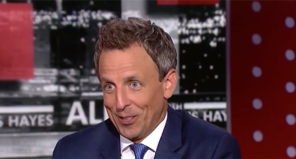WATCH: Late Night's Seth Meyers pounds GOP for being 'so unpopular they had to make up a racist scam' to get votes