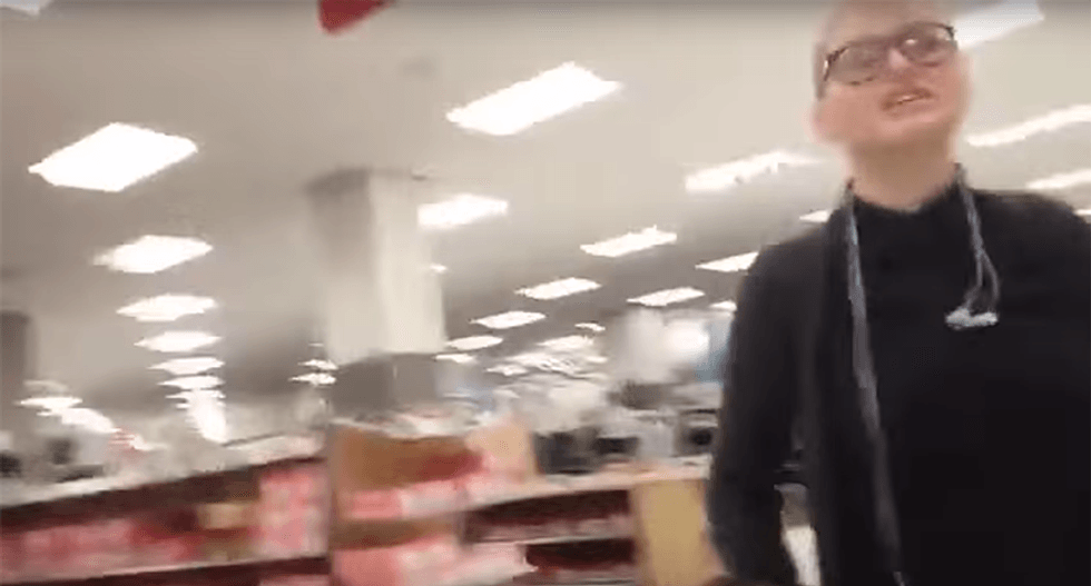WATCH: Transgender shopper opens can of whoop-ass on bellowing Target protester — and it’s beautiful