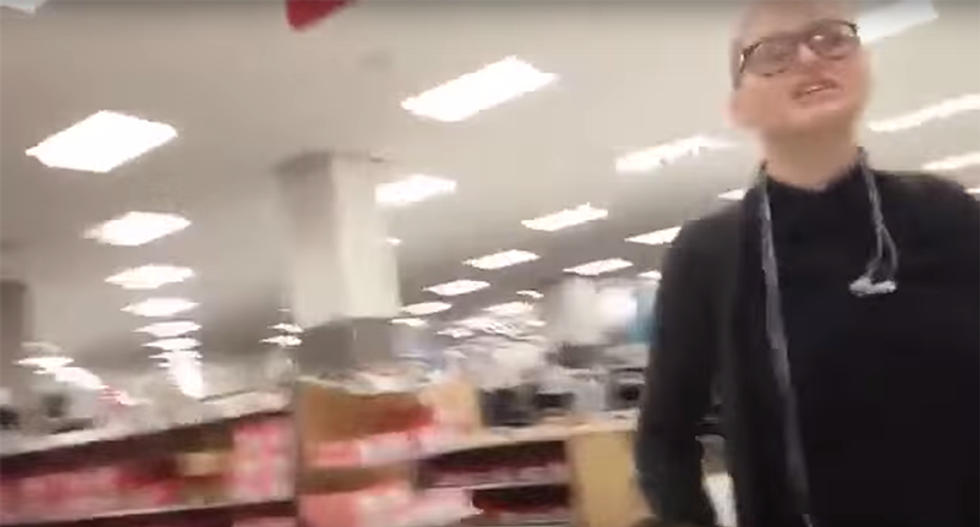 WATCH: Transgender shopper opens can of whoop-ass on bellowing Target protester — and it’s beautiful