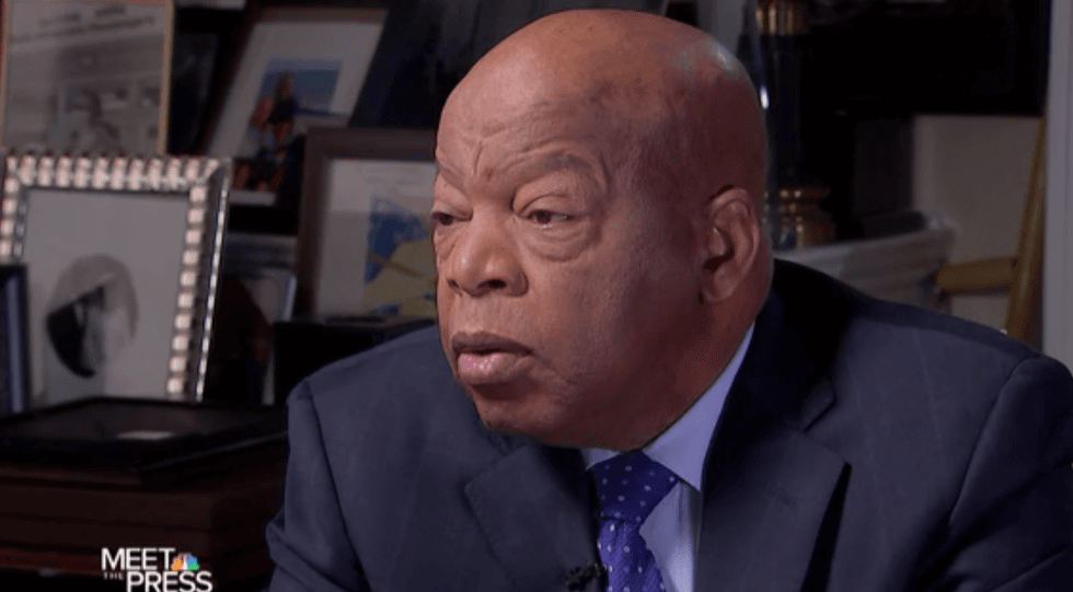 'I don't see Trump as legitimate': Rep. John Lewis says Trump presidency tainted by Russian hacks