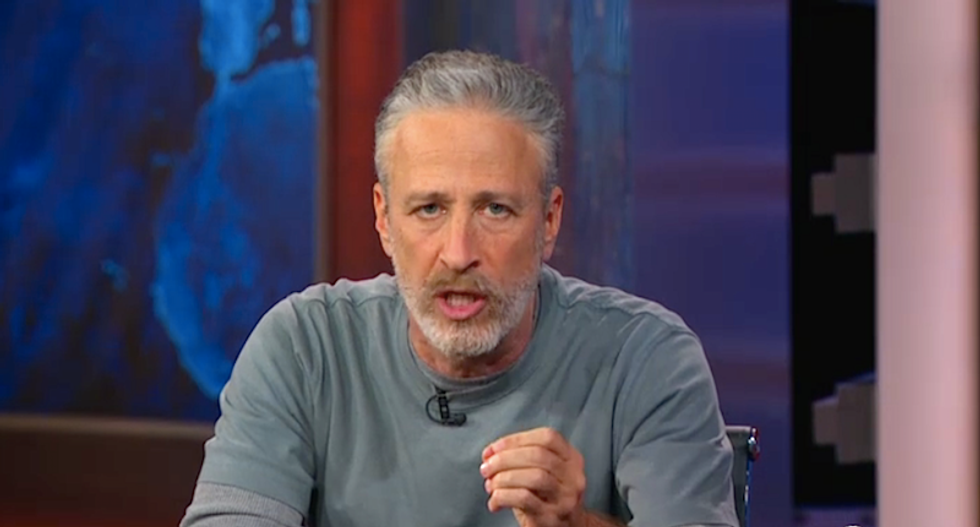 Jon Stewart is right: How long will the media continue to play Trump’s game?