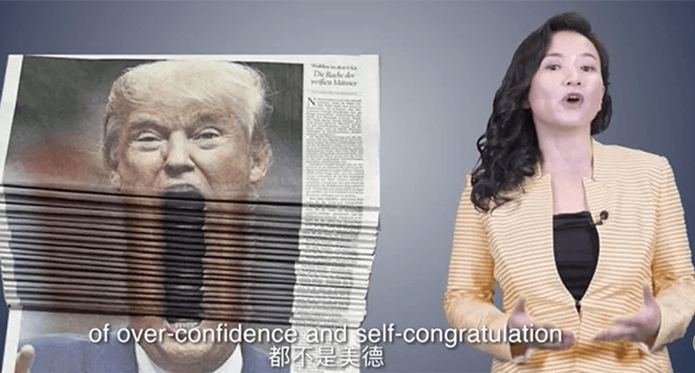 Chinese state media releases video ridiculing Trump's tariffs that helped them score new foreign investors
