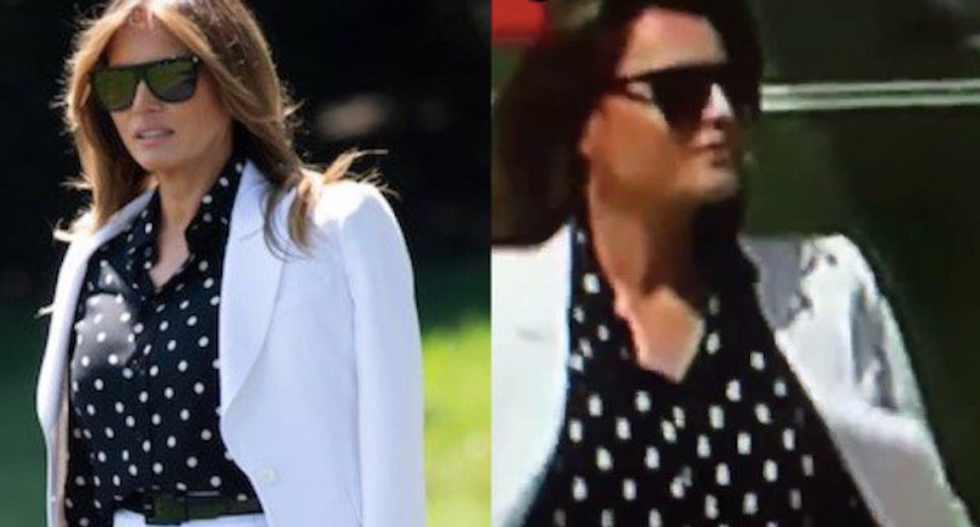 This distorted video has been convincing people that Melania Trump is using a body double