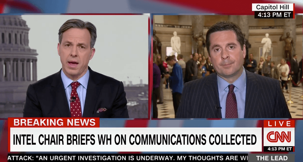 Some 'question your impartiality': Jake Tapper grills Devin Nunes in contentious CNN interview
