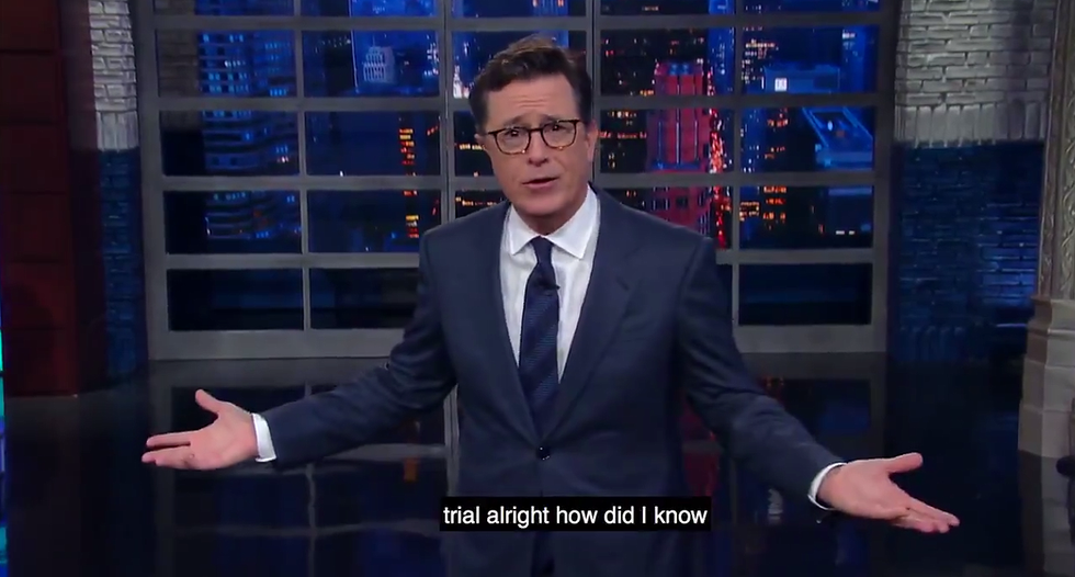 ‘His apartment is full of boner pills': Colbert torches Don Jr.'s 'I can't help what people email' excuse